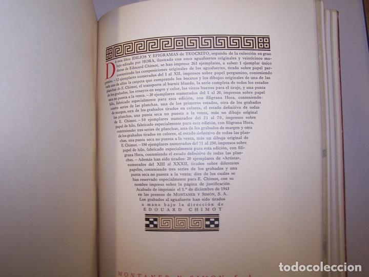 Libros: IDILIOS Y EPIGRAMAS DE TEOCRITO - TEOCRITO - Foto 6
