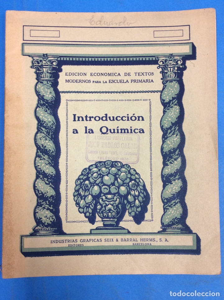 Libros: Introducci&oacute;n a la Qu&iacute;mica - Foto 1