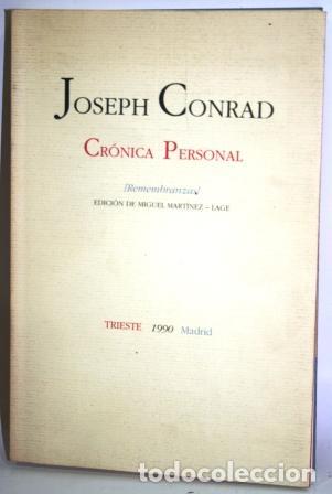 Libros: Cr&oacute;nica Personal (Remembranzas) - CONRAD, Joseph - Foto 2