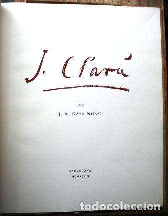 Libros: Jos&eacute; Clar&aacute; - GAYA NU&Ntilde;O, J. A. - Foto 2