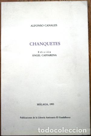 Libros: Chanquetes - CANALES, Alfonso - Foto 1