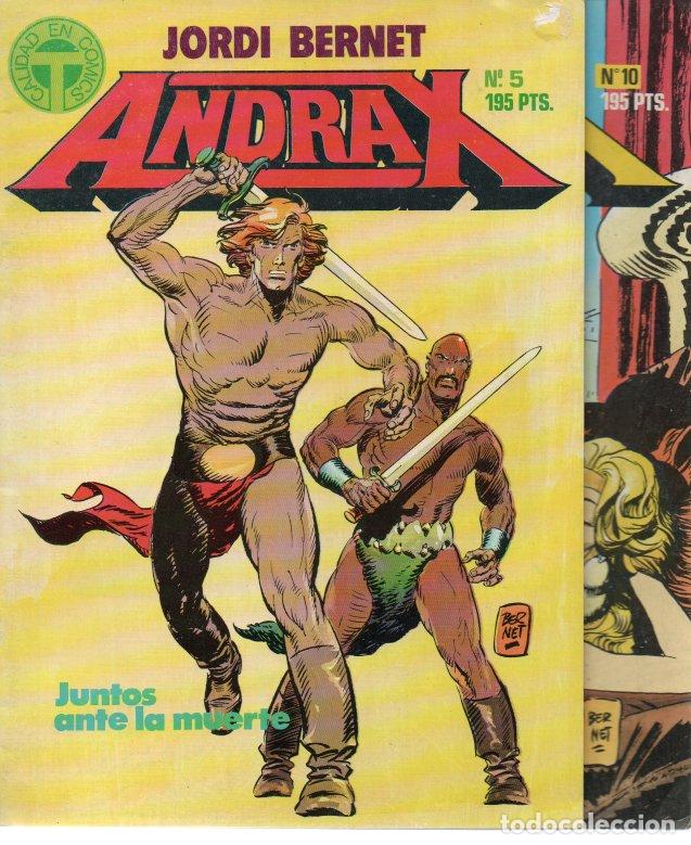 Libros: BERNET, Jordi. - ANDRAX. NUMEROS 5 Y 10. - Foto 1