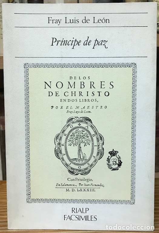 Libros: PRINCIPE DE PAZ - FRAY LUIS DE LEON - Foto 1