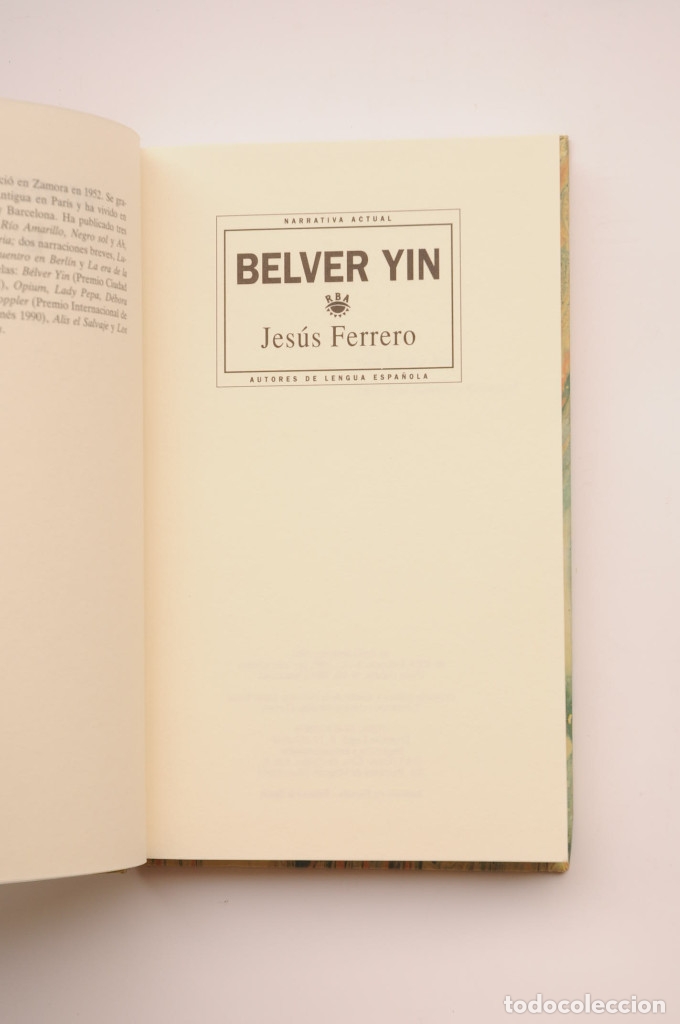 Libros: Belver Yin - FERRERO, Jes&uacute;s - Foto 2