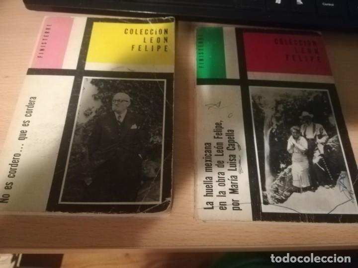 Libros: LE&Oacute;N FELIPE 2 LIBROS, NO ES CORDRO QUE ES CORDERA - Foto 1