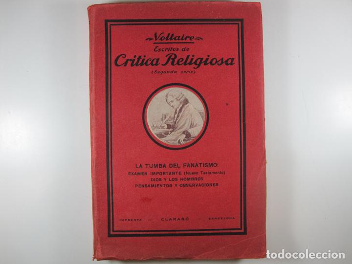 Libros: ESCRITOS DE CR&Iacute;TICA RELIGIOSA: 2&ordf; S&Eacute;RIE - VOLTAIRE - Foto 1