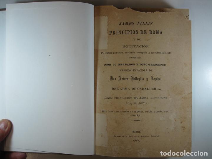 Libros: PRINCIPIOS DE DOMA Y DE EQUITACI&Oacute;N - FILLIS, JAMES - Foto 3