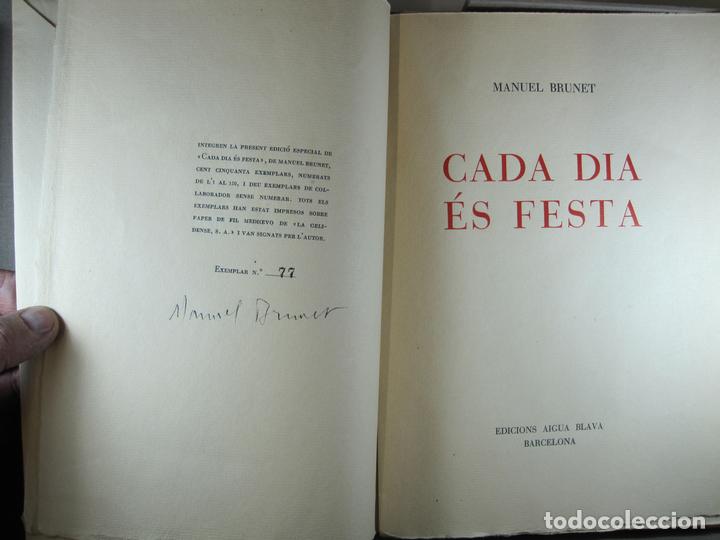 Libros: CADA DIA &Eacute;S FESTA - BRUNET, MANUEL - Foto 1