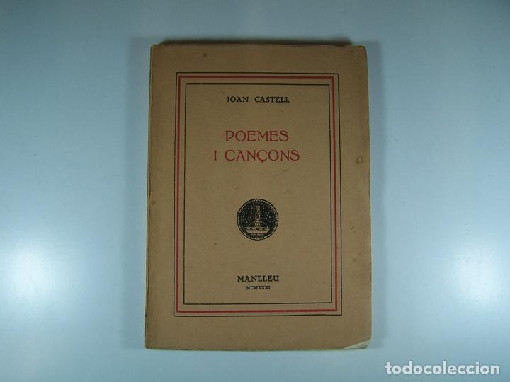 Libros: POEMES I CAN&Ccedil;ONS - CASTELL MASALLERA, JOAN - Foto 2
