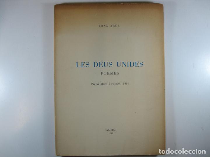 Libros: LES DEUS UNIDES: POEMES - AR&Uacute;S, JOAN - Foto 1