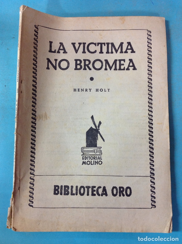 Libros: La v&iacute;ctima no bromea - Henrique Holt - Foto 1