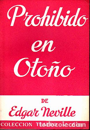 Libros: PROHIBIDO EN OTO&Ntilde;O. - NEVILLE, Edgar. - Foto 1