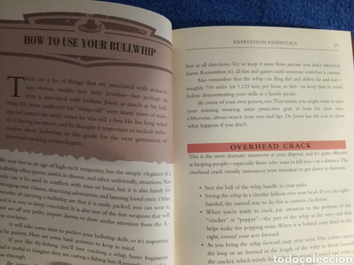 Libros: Libro Indiana Jones Handbook.Guia Completa del Aventurero. - Foto 4