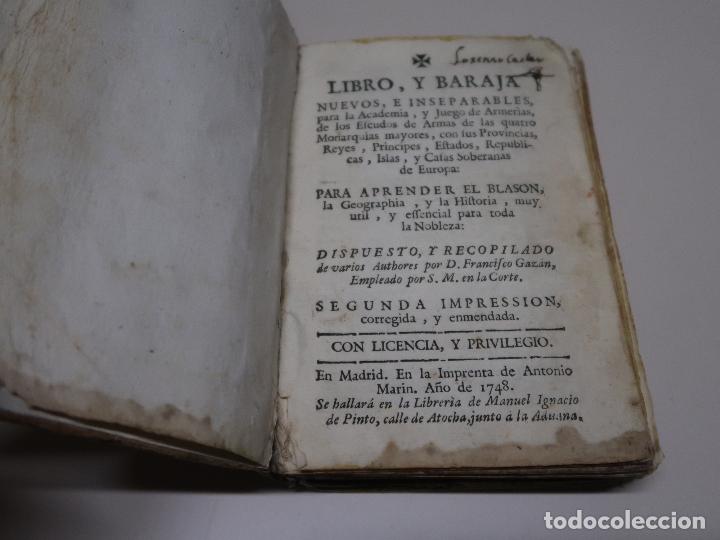 Libros: LIBRO Y BARAJA....PARA APRENDER EL BLASON - GAZAN, FRANCISCO - Foto 1