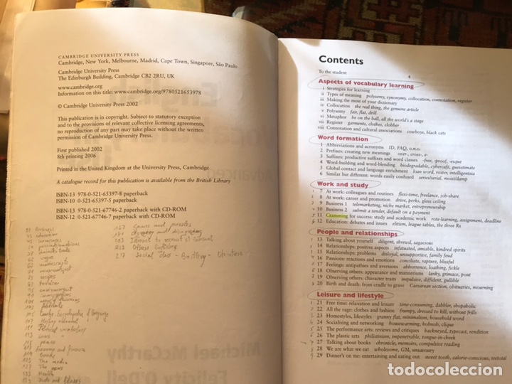 Libros: English vocabulary in use. Advanced. Michael McCarthy - Foto 3