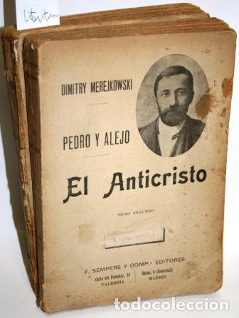 Libros: Pedro y Alejo. El Anticristo. 2 tomos - MEREJKOWSKI, Dimitry - Foto 1