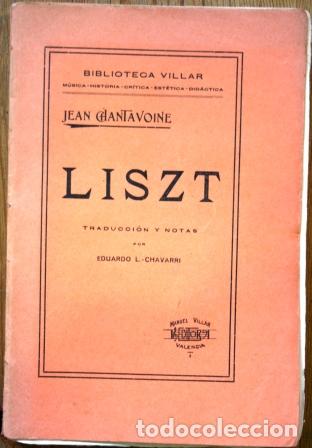 Libros: Liszt - CHANTAVOINE, Jean - Foto 1