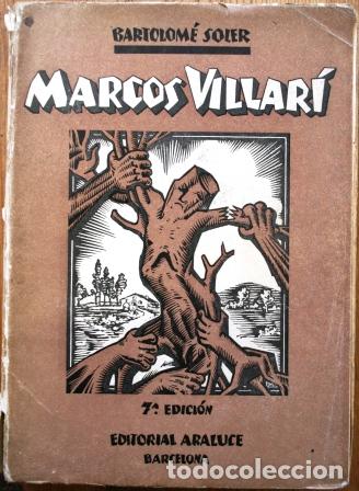 Libros: Marcos Villar&iacute;. Novela - SOLER, Bartolom&eacute; - Foto 1
