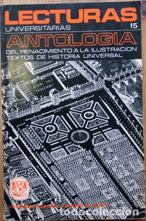 Libros: Antolog&iacute;a del Renacimiento a la Ilustraci&oacute;n. Textos de Historia Universal - HERRERA IBA&Ntilde;EZ, Alejandr