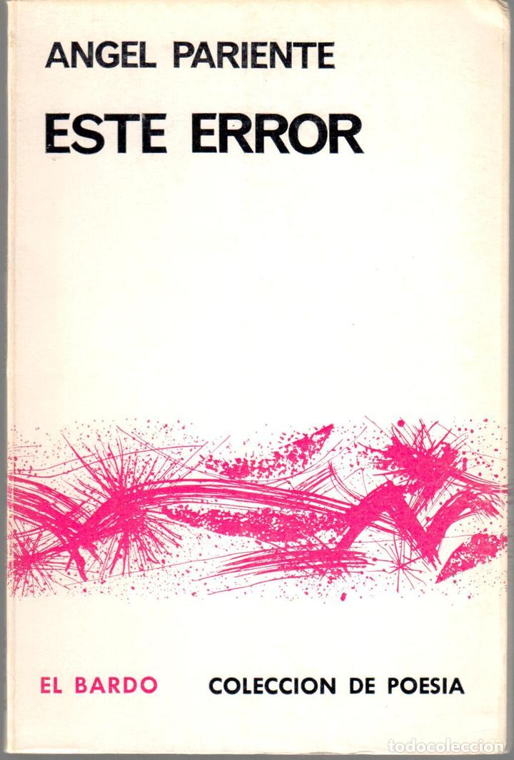 Libros: Este error - PARIENTE, Angel - Foto 1