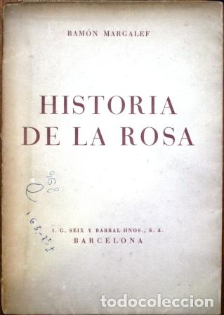 Libros: Historia de la rosa - MARGALEF, Ram&oacute;n - Foto 1
