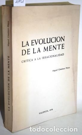Libros: LA EVOLUCI&Oacute;N DE LA MENTE - GIM&Eacute;NEZ P&Eacute;REZ, Miguel - Foto 1