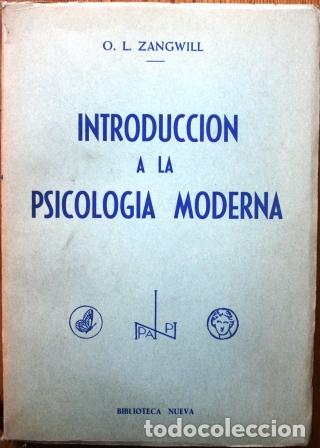 Libros: Introducci&oacute;n a la Psicolog&iacute;a Moderna - ZANGWILL, O. L - Foto 1