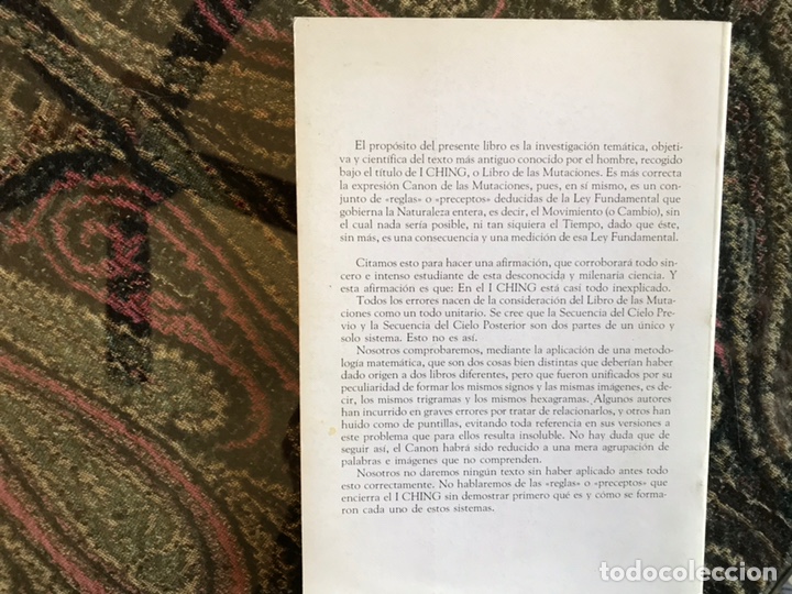 Libros: I Ching. Estructura y f&oacute;rmula de los trigramas. J. C. Fern&aacute;ndez - Foto 2