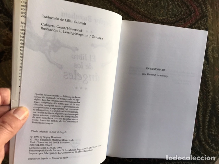 Libros: El libro de los &aacute;ngeles . Sophy Burnham. Buen estado - Foto 5