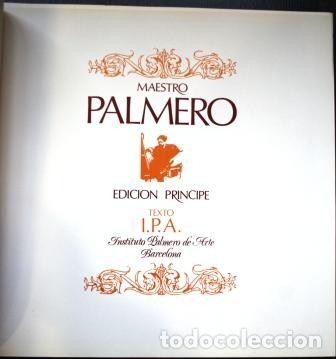Libros: MAESTRO PALMERO - I.P.A - Foto 2