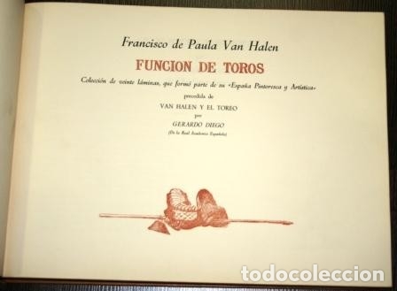 Libros: Funci&oacute;n de Toros - VAN HALEN, Francisco de Paula - Foto 2