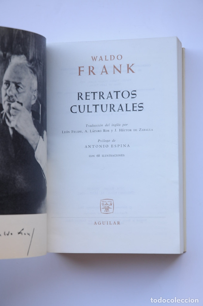 Libros: Retratos culturales - FRANK, Waldo - Foto 2