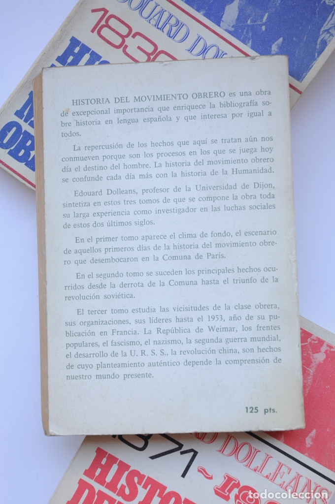 Libros: Historia del Movimiento Obrero - DOLL&Eacute;ANS, &Eacute;douard - Foto 10