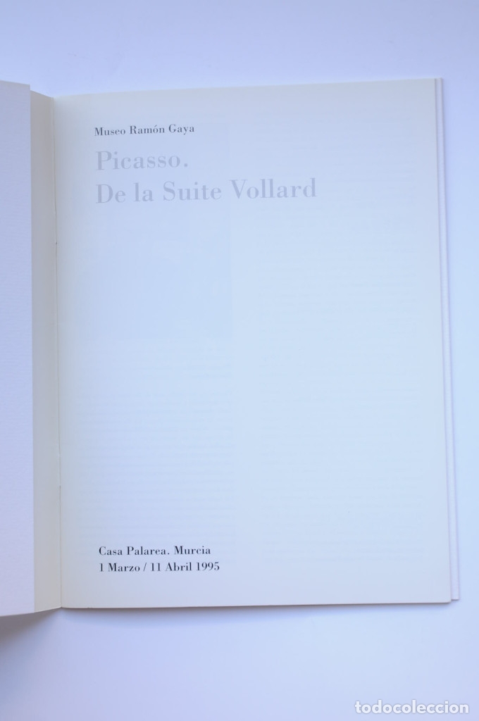 Libros: Picasso. De la Suite Vollard - PICASSO - Foto 2