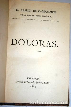 Libros: DOLORAS - CAMPOAMOR, Ram&oacute;n de - Foto 2