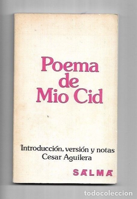 Libros: POEMA DE MIO CID - ANONIMO (INTRODUCCION, VERSION Y NOTAS DE CESAR AGUILERA) - Foto 2