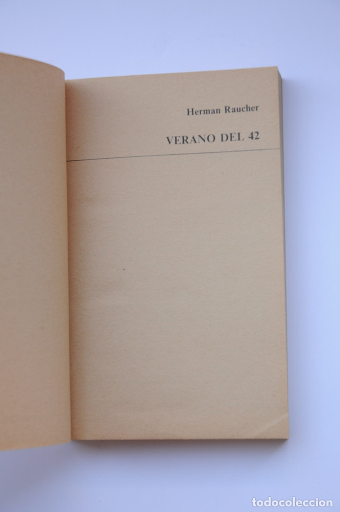 Libros: Verano del 42 - RAUCHER, Herman - Foto 2