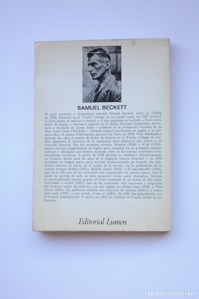 Libros: El innombrable - BECKETT, Samuel - Foto 3