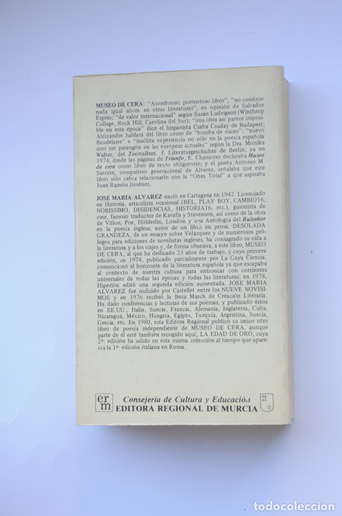 Libros: Museo de cera - &Aacute;LVAREZ, Jos&eacute; Mar&iacute;a - Foto 4