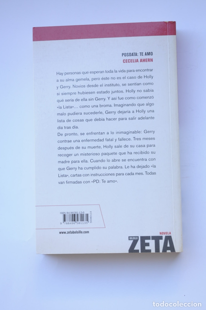 Libros: Posdata : Te amo - AERN, Cecilia - Foto 3