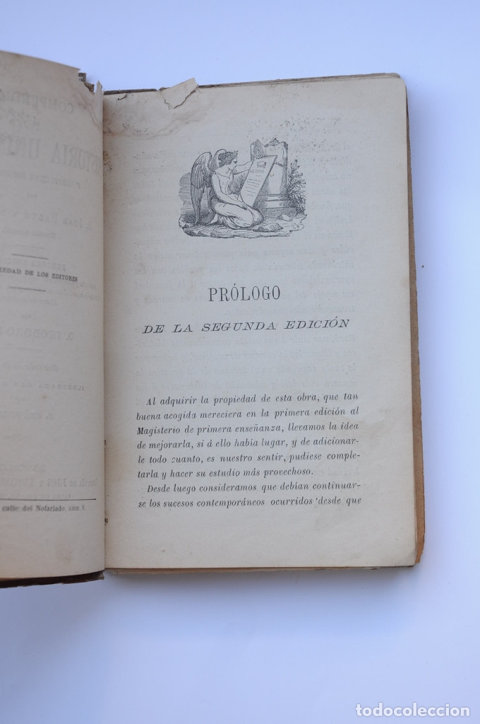 Libros: Compendio de historia universal y particular de Espa&ntilde;a - BAST&Eacute; Y SERAROLS, Juan - Foto 3