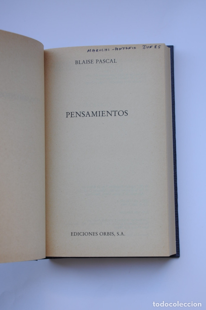 Libros: Pensamientos - PASCAL, Blaise - Foto 2