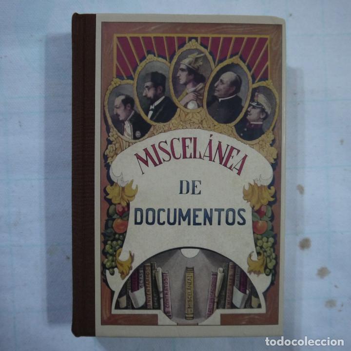 Libros: MISCEL&Aacute;NEA DE DOCUMENTOS. NUEVA EDICI&Oacute;N CONFORMADA A LOS USOS, COSTUMBRES Y LEYES VIGENTES - Foto 1