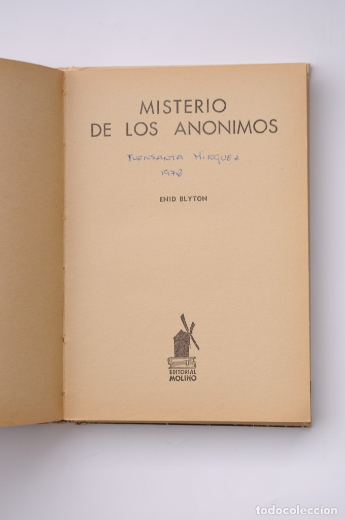 Libros: Misterio de los an&oacute;nimos - BLYTON, Enid - Foto 2