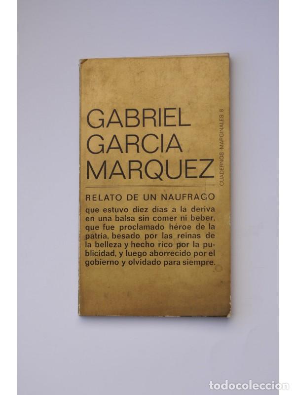 Libros: Relato de un n&aacute;ufrago - GARC&Iacute;A M&Aacute;RQUEZ - Foto 1