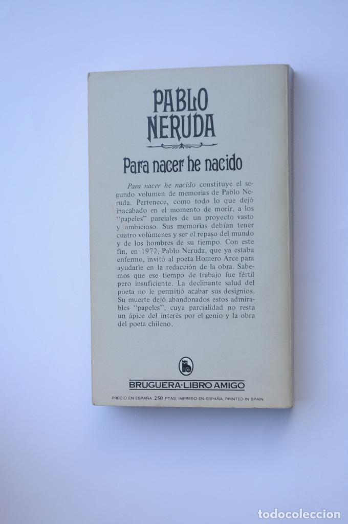 Libros: Para nacer he nacido - NERUDA, Pablo - Foto 3