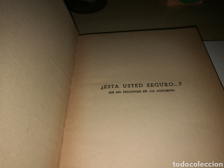 Libros: Libro Mis mil preguntas en La Codorniz. Alfonso S&aacute;nchez - Foto 2