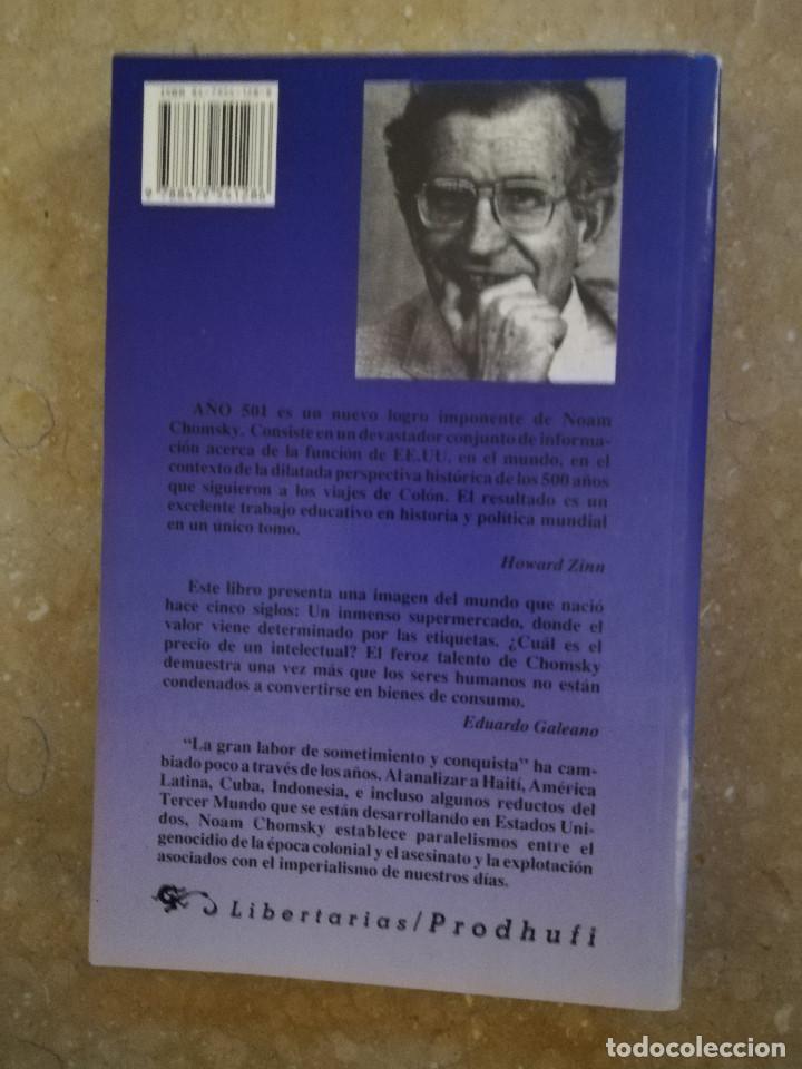 Libros: A&Ntilde;O 501. LA CONQUISTA CONTINUA (NOAM CHOMSKY) - Foto 6