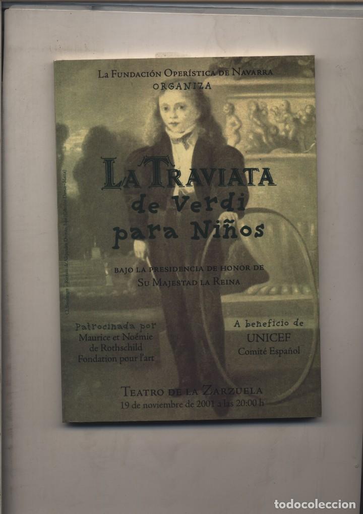 Libros: La Traviata de Verdi para ni&ntilde;os  Teatro de la Zarzuela, Madrid, 2001 GASTOS DE ENVIO GRATIS