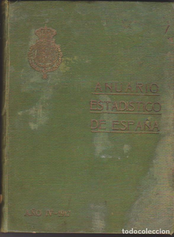 Libros: Anuario Estad&iacute;stico de Espa&ntilde;a. A&ntilde;o 1918 - Foto 1